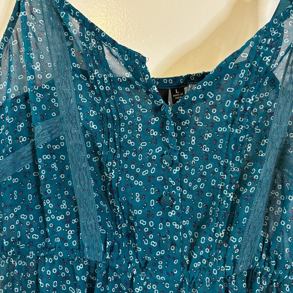 O'Neill Sheer Blue Maxi Sundress - Picture 4 of 16